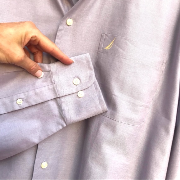 💖 Nautica Vintage Oxford, Light Purple - Picture 3 of 6
